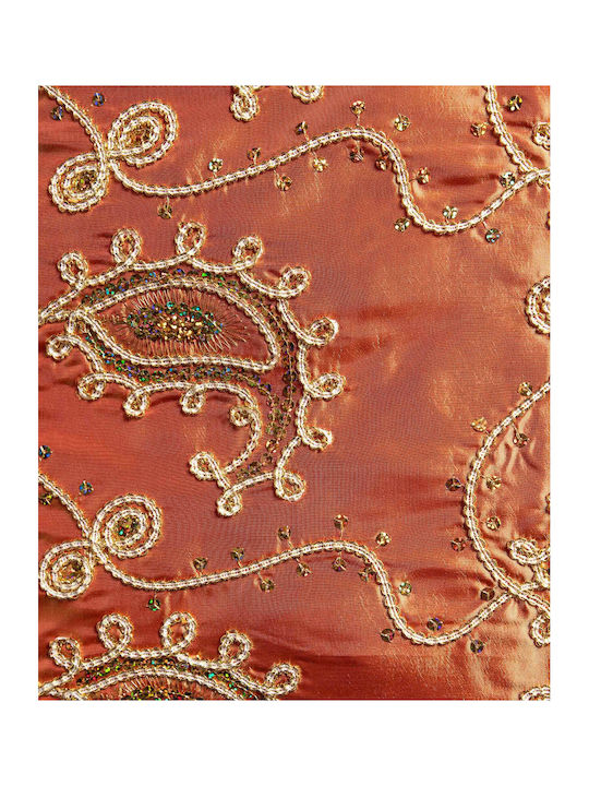 Silk Fashion Runner 1028 Orange 50x210cm