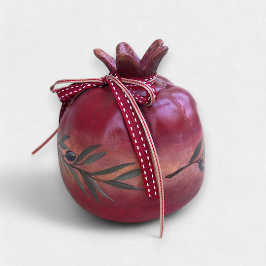Artifact Handgefertigt Hängend Glücksbringer Granatapfel Keramik 20x20cm 1Stück