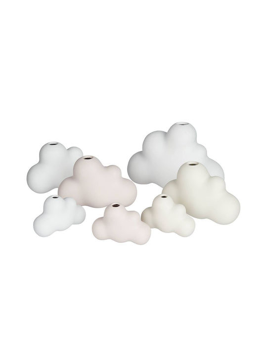 Butlers Διακοσμητικό Βάζο Κεραμικό Λευκό Φ22.5xΥ15cm
