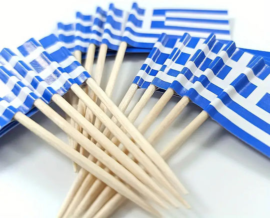 Σημαιακια Οδοντογλυφιδες Εκδηλωσεων 10 Τεμ
