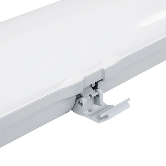 GloboStar LED Commercial Linear Ceiling Lighting 48W Cold White IP67 L120xH8cm