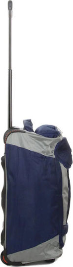 Airtex Paris Sack Voyage 35lt Blue with Wheels Fabric L55xW24xH28cm