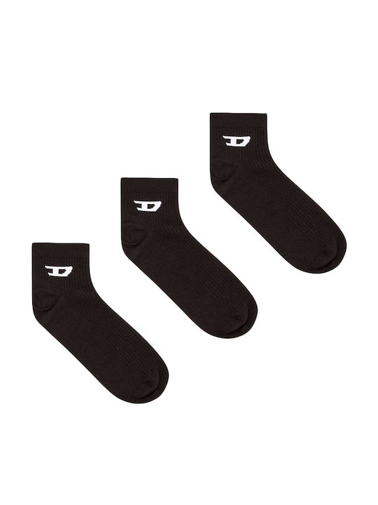Diesel Skm-d-ankle 3 Pack Socks Men Diesel Λευκο Μαυρο A17881-0lkbi-e4101 Diesel Skm-d-ankle 3 Pack Socks Men Diesel Λευκο Μαυρο A17881-0lkbi-e4101