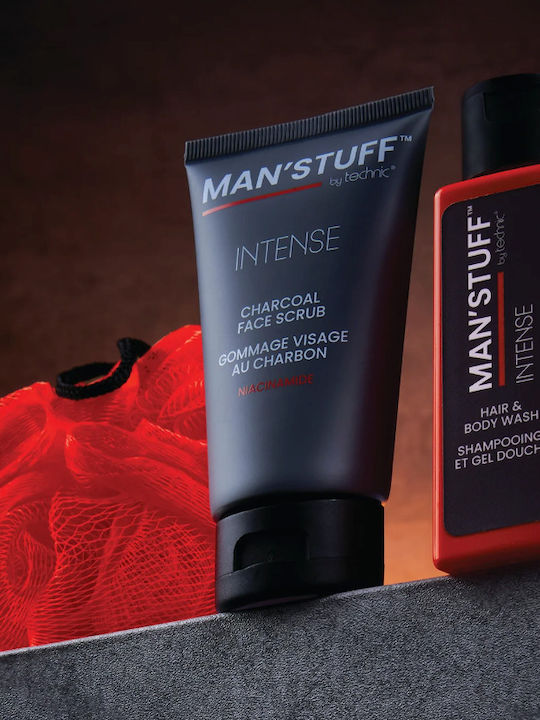 Technic Man’Stuff Skin Care Set for Facial Cleaning & Body Cleaning 4pcs