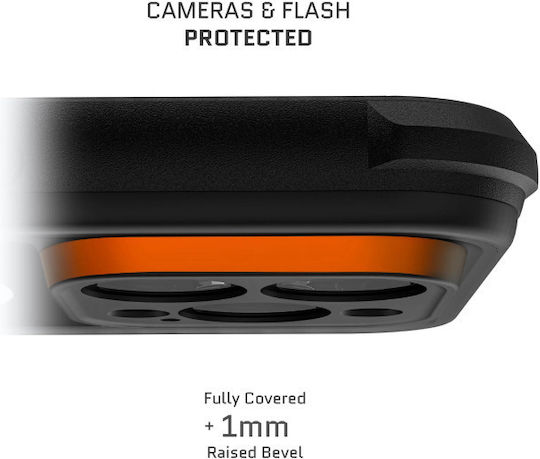 Ghostek Nautical 360 Full Cover Plastic / Silicone 2mm Waterproof Black (iPhone 16 Pro Max)