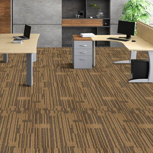 Vevor Carpet Tiles 20"x20" Built-in Padding 12 Pieces Brown Kcxfkdt2020ypi6hyv0