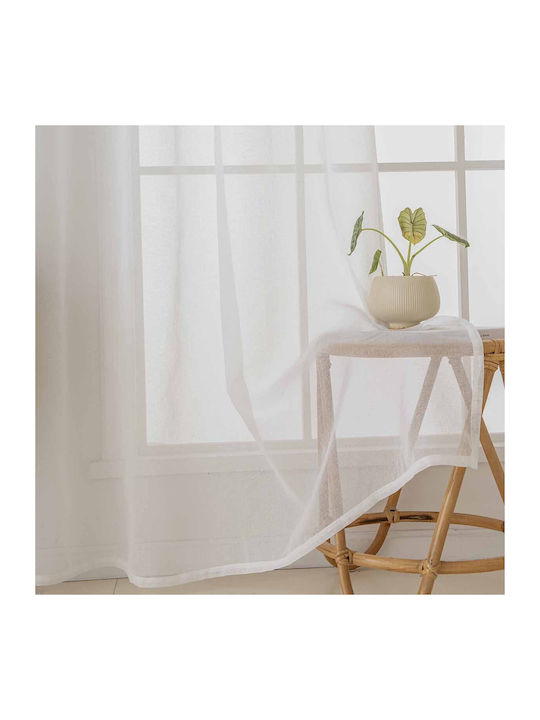 Beauty Home Sharp Art 8448 Curtain Fabric Gauze Ecru