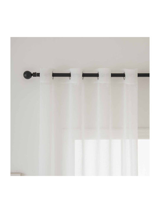 Beauty Home Sharp Art 8448 Curtain Fabric Gauze Ecru