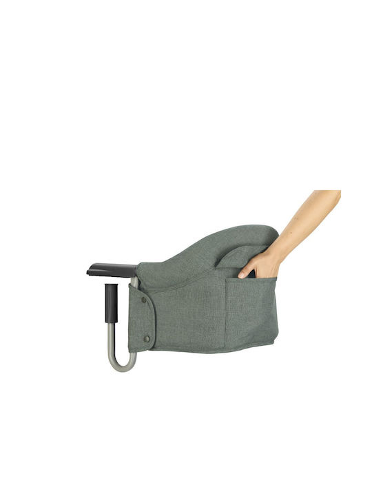 Inglesina Portable Fabric Booster Seat for Table Fast Stone Grey