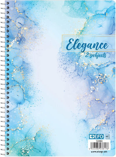 +Efo Notebook Ruled B5 60 Sheets 2 Subjects 1pcs (Μiscellaneous colours)
