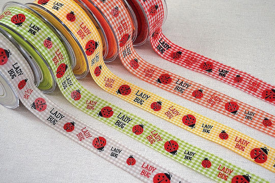 LiebeQueen Easter Ribbon Polyester Orange 2.3x900cm