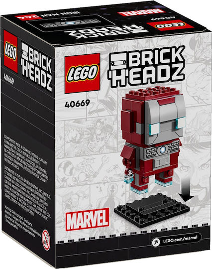 Lego Brick Headz Iron Man MK5 for 10+ Years 101pcs