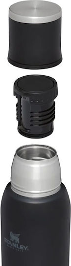 Stanley Adventure To-Go Bottle Thermos Stainless Steel BPA Free 1lt Charcoal Glow
