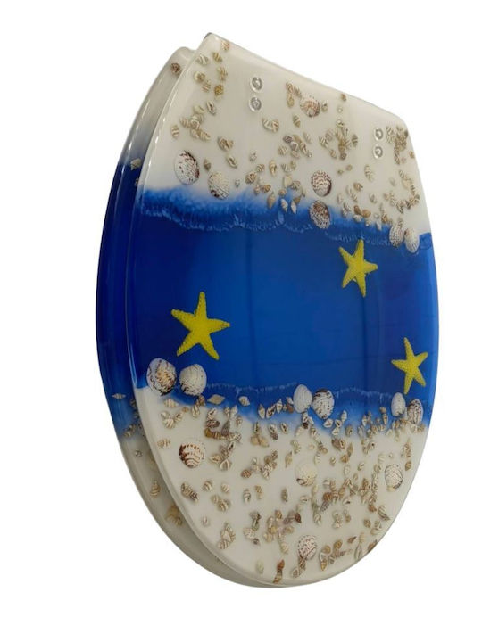 Eurocasa Plastic Toilet Seat Multicolour 43cm