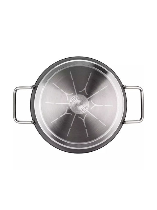 Fissler Adamant Σετ Κατσαρόλες από Αλουμίνιο Black 3τμχ