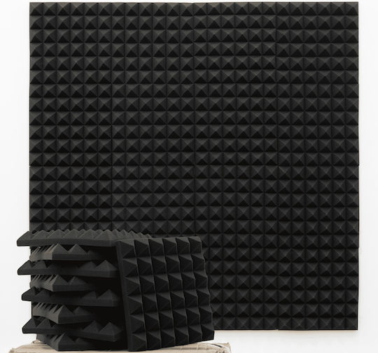 Ichopolis Acoustic Panel (25 Pieces) in Pyramid Design 30cm x 30cm x 50mm