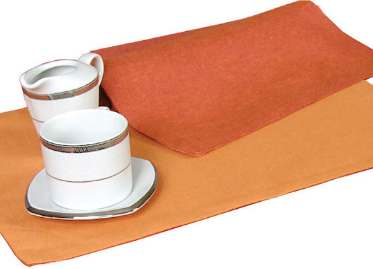 Viopros Σουπλά Υφασμάτινο Πορτοκαλί 45x32cm 2τμχ Viopros Σουπλά Υφασμάτινο Πορτοκαλί 45x32cm 2τμχ