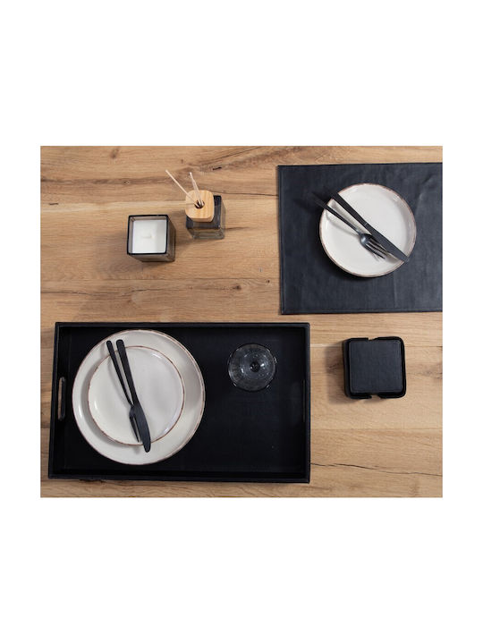 Nef-Nef Homeware Placemat Black 44x32cm