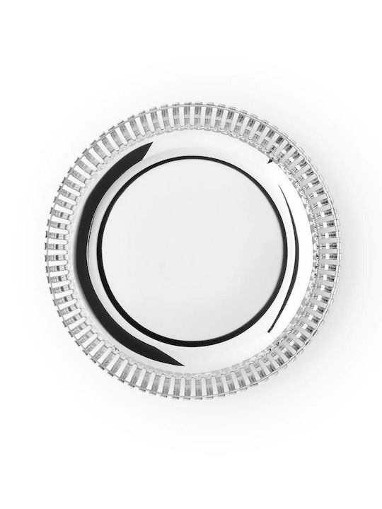 Alessi Obstschale Inox Silber 20x20x7cm