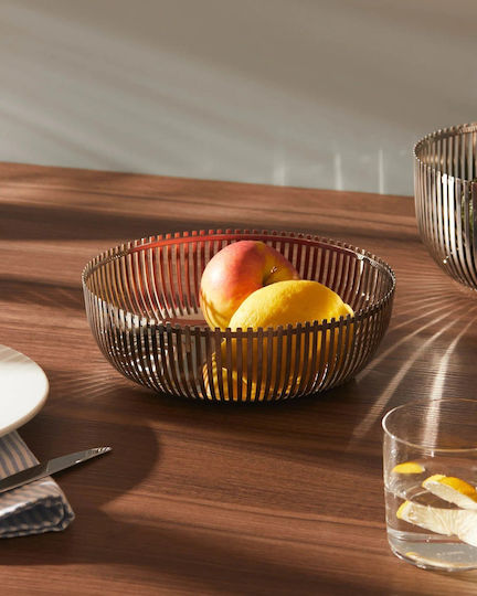 Alessi Плодова кошница Inox Сребрист 20x20x7бр