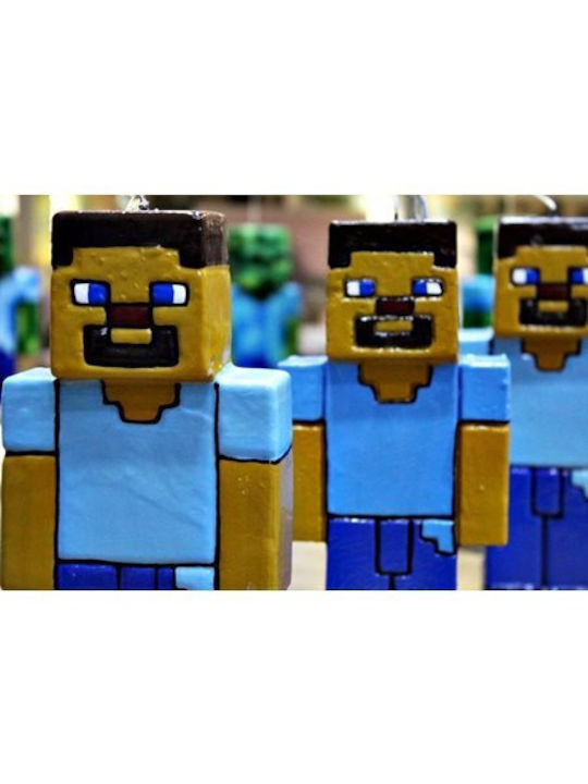 Easter Candle Minecraft Minecraft 21cm Blue (Miscellaneous Designs)