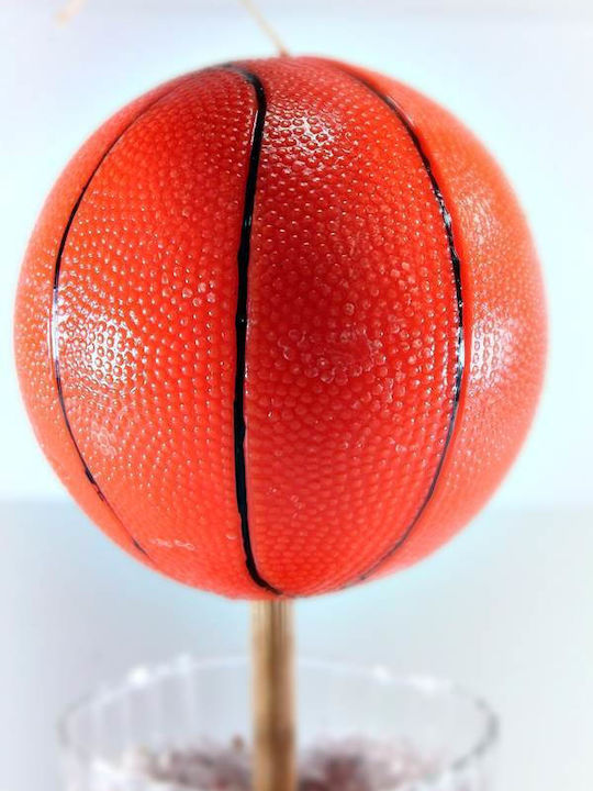 Easter Candle Scented, Handmade and with Box Candle Basketball Ball Orange