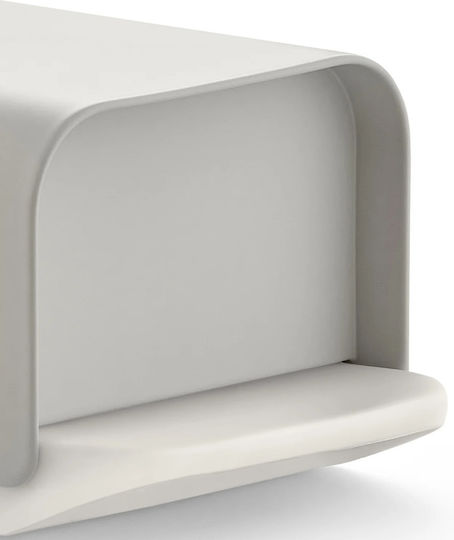 Alessi Mattina Съд за масло от порцелан Сив 1pcs