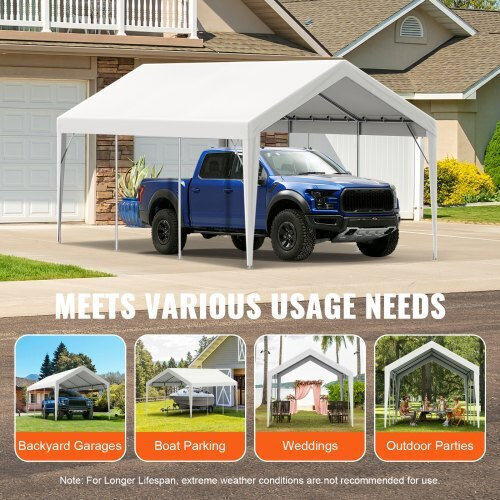 Vevor Cover for Kiosk White 3.048x6.096m