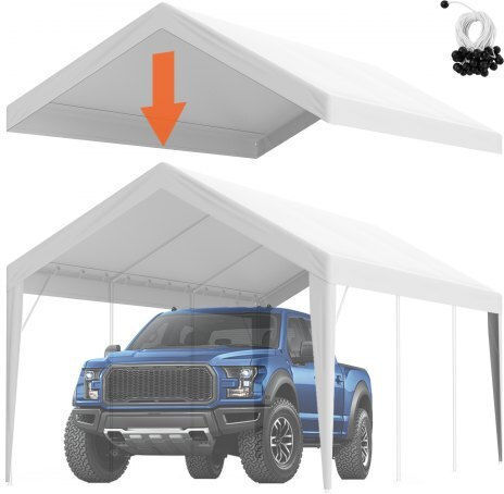 Vevor Cover for Kiosk White 3.048x6.096m