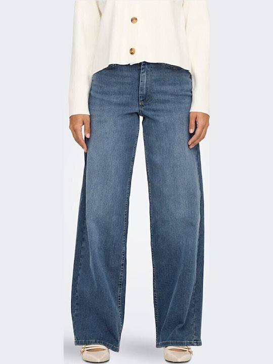 Madison Hoch tailliert Damenjeans in Lockerer Passform Blue