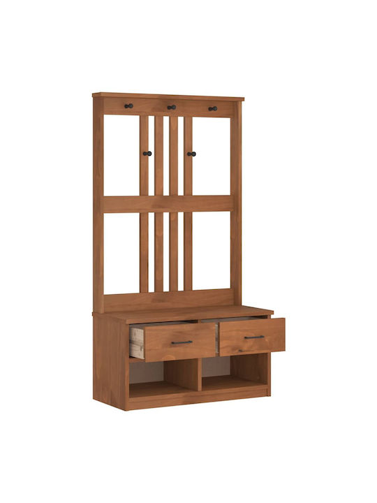 Sandens Mobilier de Intrare cu Dulap pentru Pantofi 87x40x159.5cm