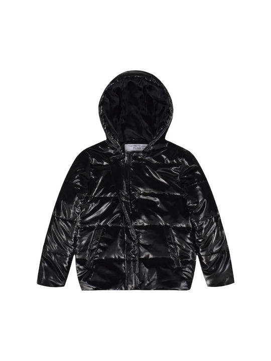 Energiers Kids Quilted Jacket with Hood Black