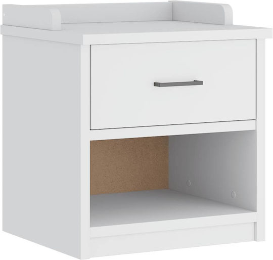 Eingangsmöbel mit Schuhschrank & Bank White 45x40x50cm