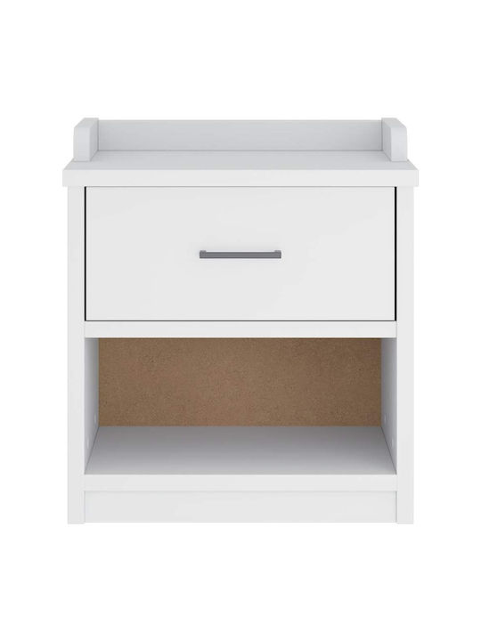 Mobilier de Intrare cu Dulap pentru Pantofi & Bancă Alb 45x40x50cm