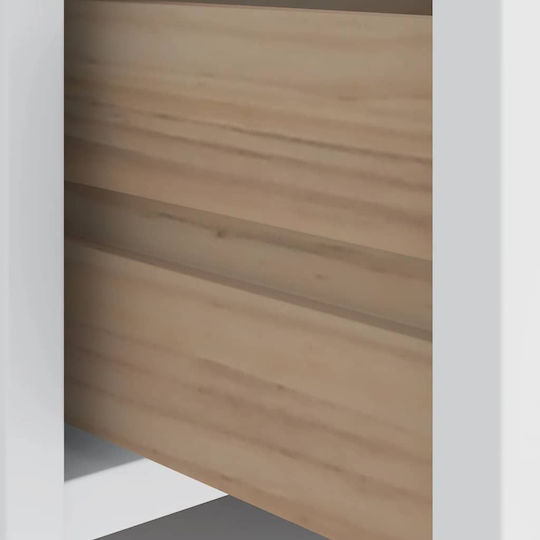 Eingangsmöbel mit Schuhschrank & Bank White 45x40x50cm