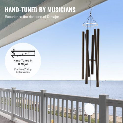 Vevor Decorative Wind Chimes Garden Aluminum 6pcs JSFLHS66INCH8UZWQV0