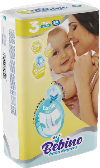 Easy Care Klebeband-Windeln Bebino Nr. 3 für 4-9kg 114cm