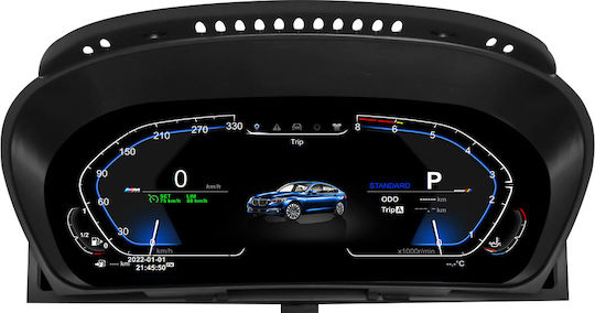 Carmedia Tachometer Für das Auto 12.3mm zur Montage auf Dashboard