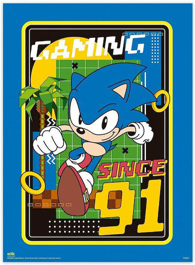 Set of 2 Mini Posters 38x52cm Sonic