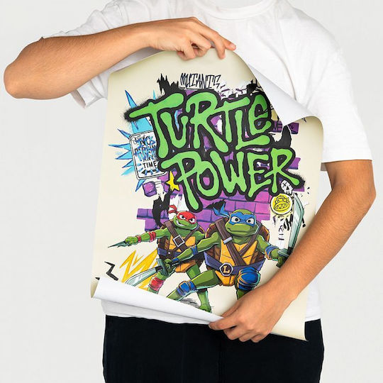 Set of 2 Mini Posters 38x52cm Teenage Mutant Ninja Turtles TMNT Anime Collection