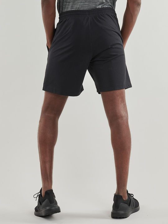 adidas Essentials Linear Single Jersey Ανδρική Βερμούδα Μαύρη