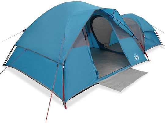 vidaXL Waterproof Camping Tent Tunnel Blue for 5 People