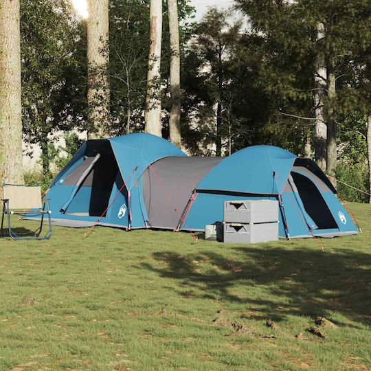 vidaXL Σκηνή Camping Τούνελ Μπλε για 5 Άτομα