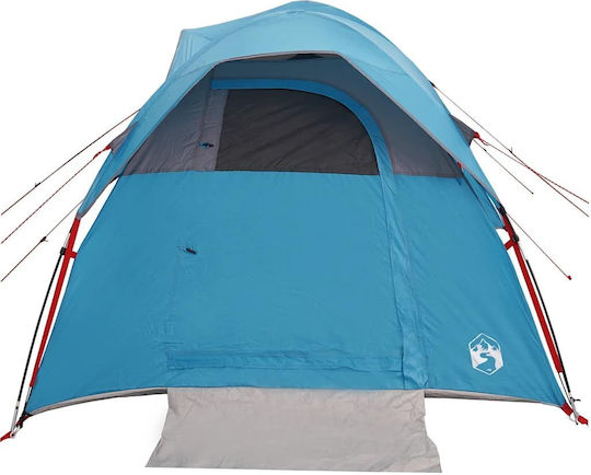vidaXL Σκηνή Camping Τούνελ Μπλε για 5 Άτομα