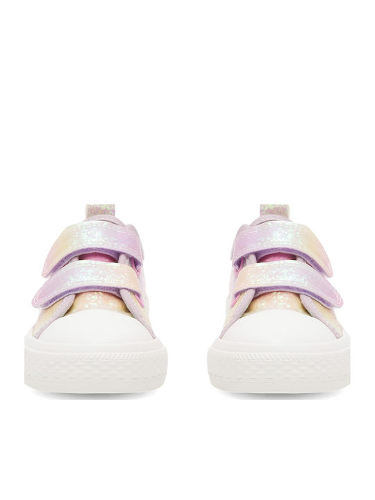 Kids Sneakers High with Scratch Multicolour