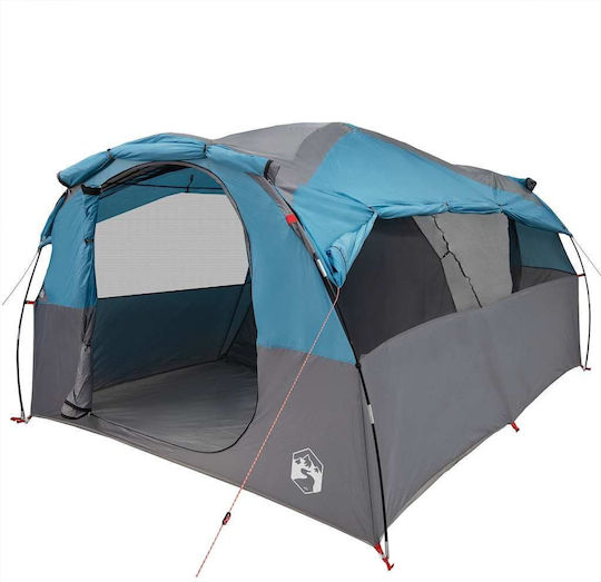 vidaXL Campingzelte Tunnel Blau für 6 Personen 564x260x185cm