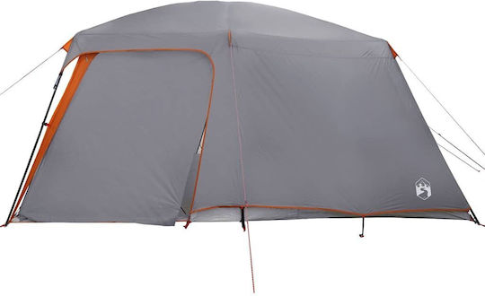 vidaXL Σκηνή Camping Γκρι για 5 Άτομα 450x275x228εκ.
