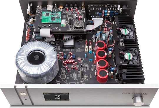 Gold Note IS-1000 Ολοκληρωμένος Ενισχυτής Hi-Fi Stereo 125W/8Ω Ασημί