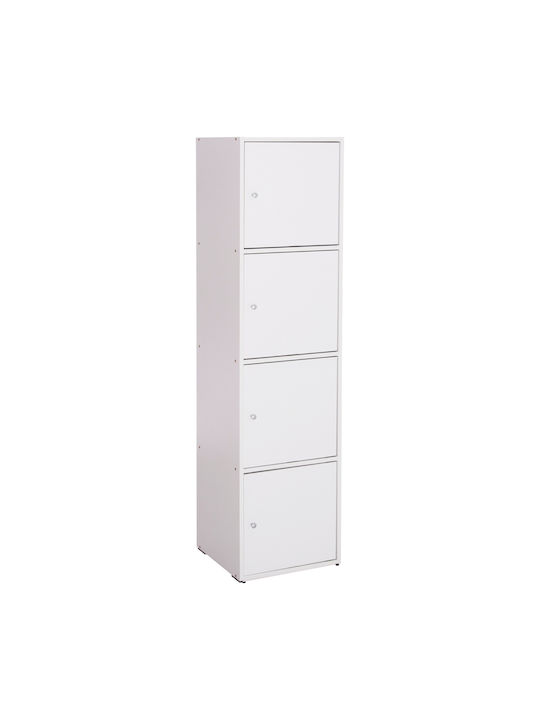 Ντουλάπι Δαπέδου Soriano Λευκό 40x41x157εκ.