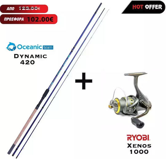 Oceanic Adalina 420 Fishing Rod for Match Fishing with Reel 4.2m 5-25gr